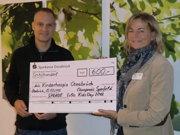 600 Euro für das Kinderhospiz Osnabrück